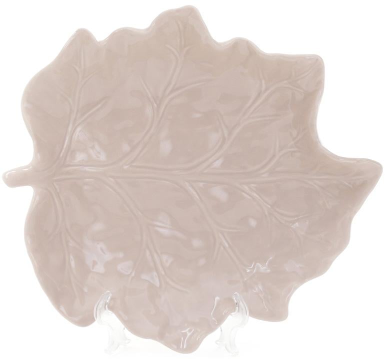 Блюдо Лист 19,8х18,1 см Бежевый (32317395)