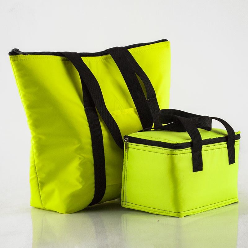 Комплект термосумок Light House пляжна 22 л і ланч бег 5,5 л Салатовий