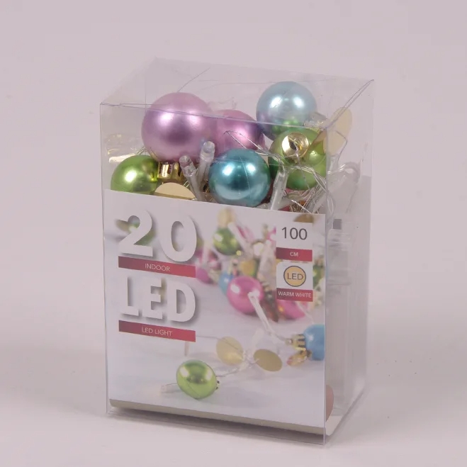 Гирлянда LED Flora Шарики 20 светодиодов 1 м (45062) Гирлянда LED Flora Шарики 20 светодиодов 1 м (45062)