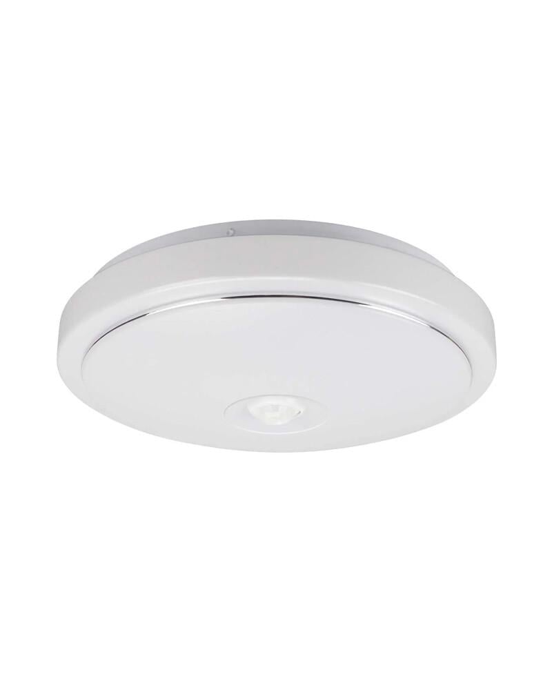 Світильник стельовий руху Goldlux 341815 Bogdan E27 2x20W IP20 з датчиком руху Білий (36321745)