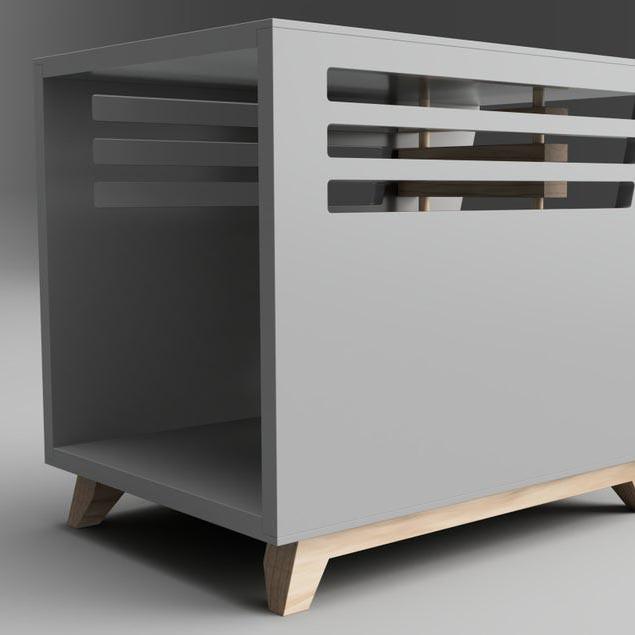 Будка для собаки з дерева Маріца Маренго/Бланже (БДК-00031901) - фото 3 Будка для собаки з дерева Маріца Маренго/Бланже (БДК-00031901) - фото 3