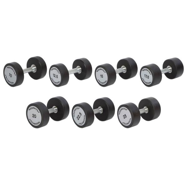 Гантельный ряд Technogym TG 10-25 кг 7 пар/245 кг (35358322)