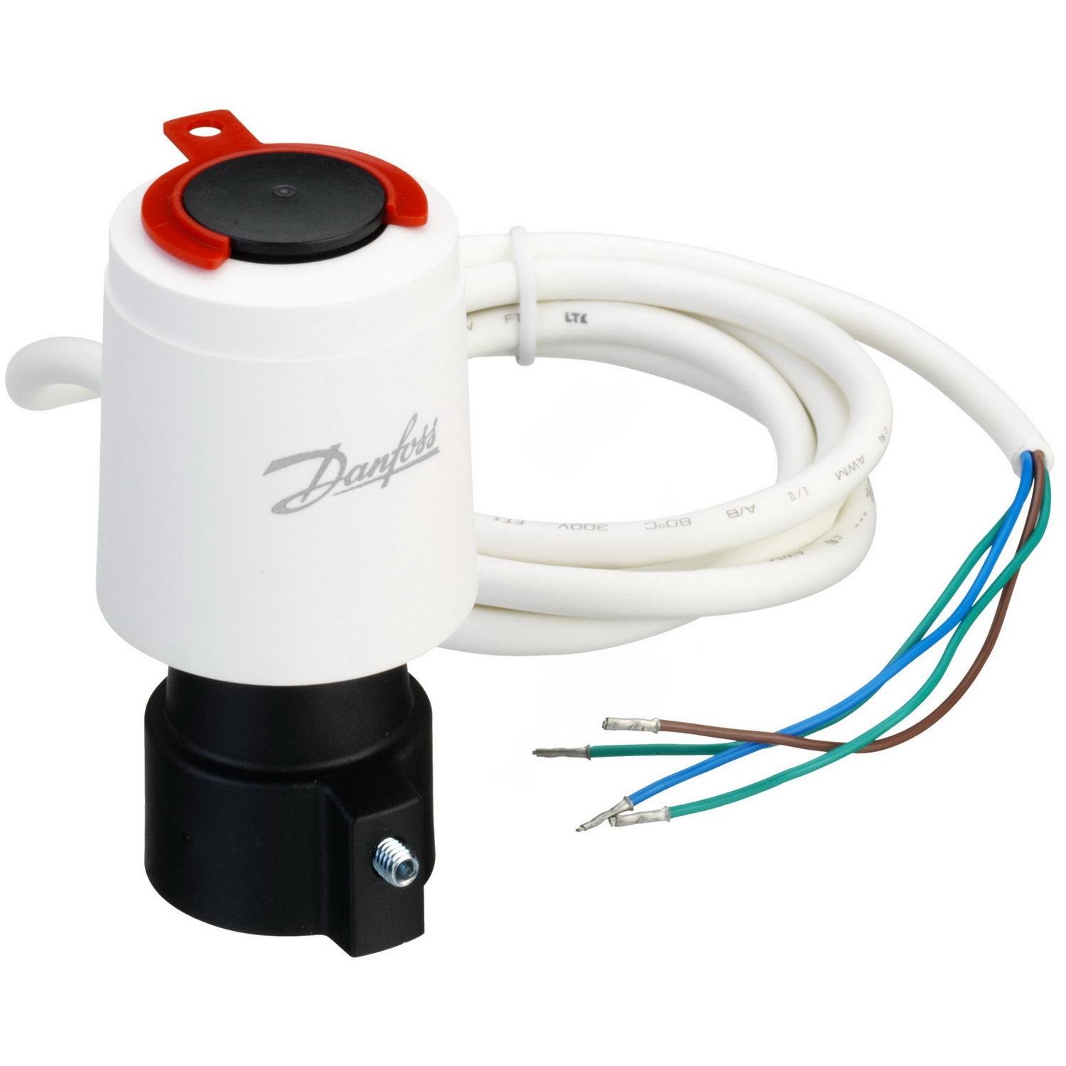 Сервопривод для теплого пола Danfoss 088H3114 нормально закрытый 24 В (203964)