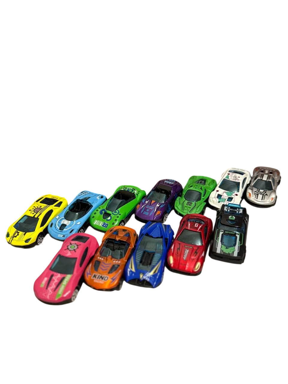 Набор металлических машинок 12 шт.