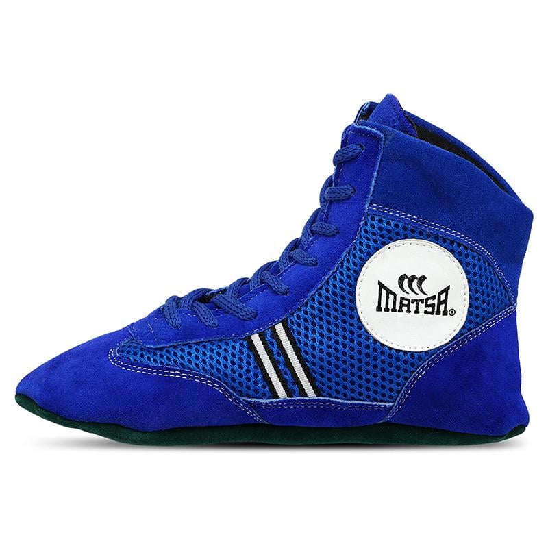 Борцівки для самбо Matsa MA-265 р. 35 Чорно-синій (37240010) - фото 3 Борцівки для самбо Matsa MA-265 р. 35 Чорно-синій (37240010) - фото 3