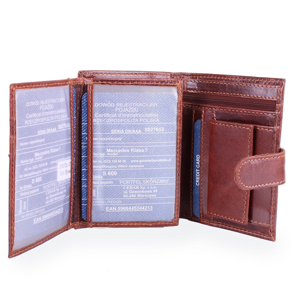 Гаманець чоловічий шкіряний BUFFALO WILD 7197 Коричневий - фото 7