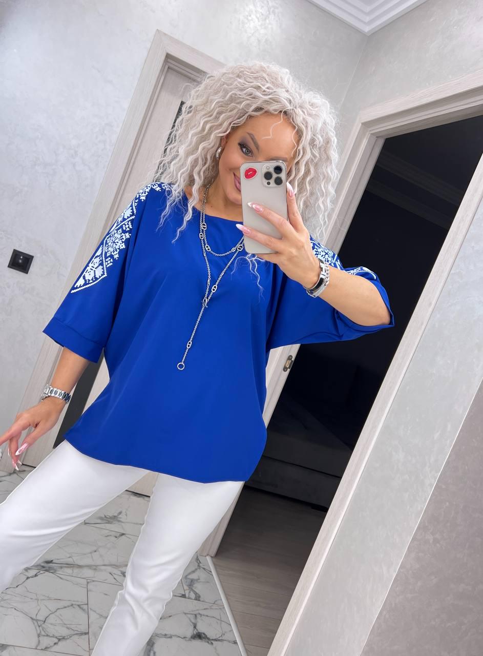 Кофта жіноча Vlasta р. 42-48 Електрик (1421-аз)