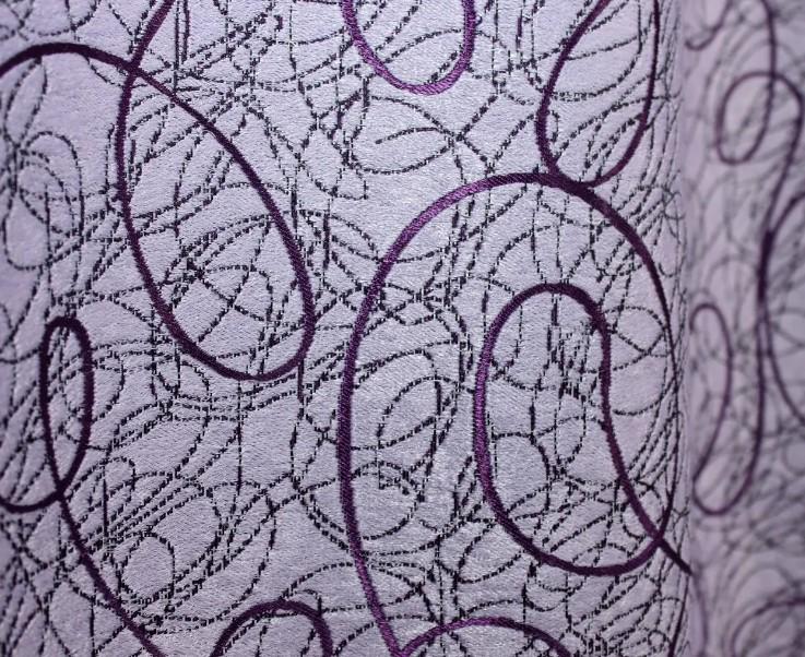 Комплект штор в гостиную/спальню Жаклин двухсторонний блекаут 1,5х2,7 м 2 шт. Сиреневый (645ш) - фото 5 Комплект штор в гостиную/спальню Жаклин двухсторонний блекаут 1,5х2,7 м 2 шт. Сиреневый (645ш) - фото 5