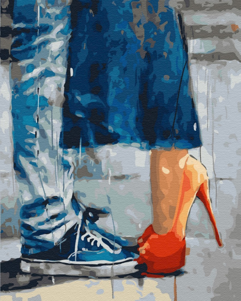 Картина по номерам Brushme Неожиданный поцелуй (GX32675)