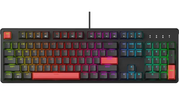 Клавиатура Lemokey X3 Keychron Brown USB Hot-Swap RGB Black (X3-H3-UA)