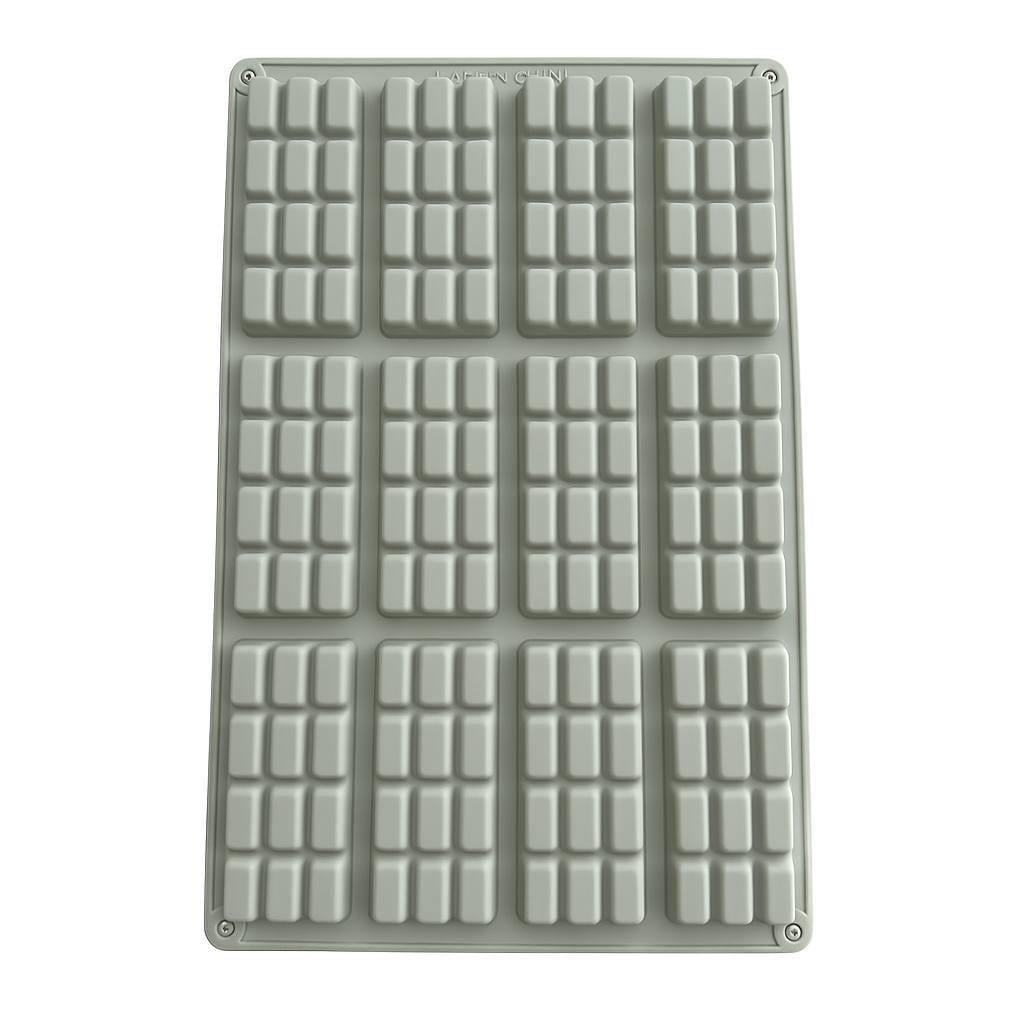 Форма для шоколада силиконовая D1031 мини плитки 12 ячеек (89e86615)