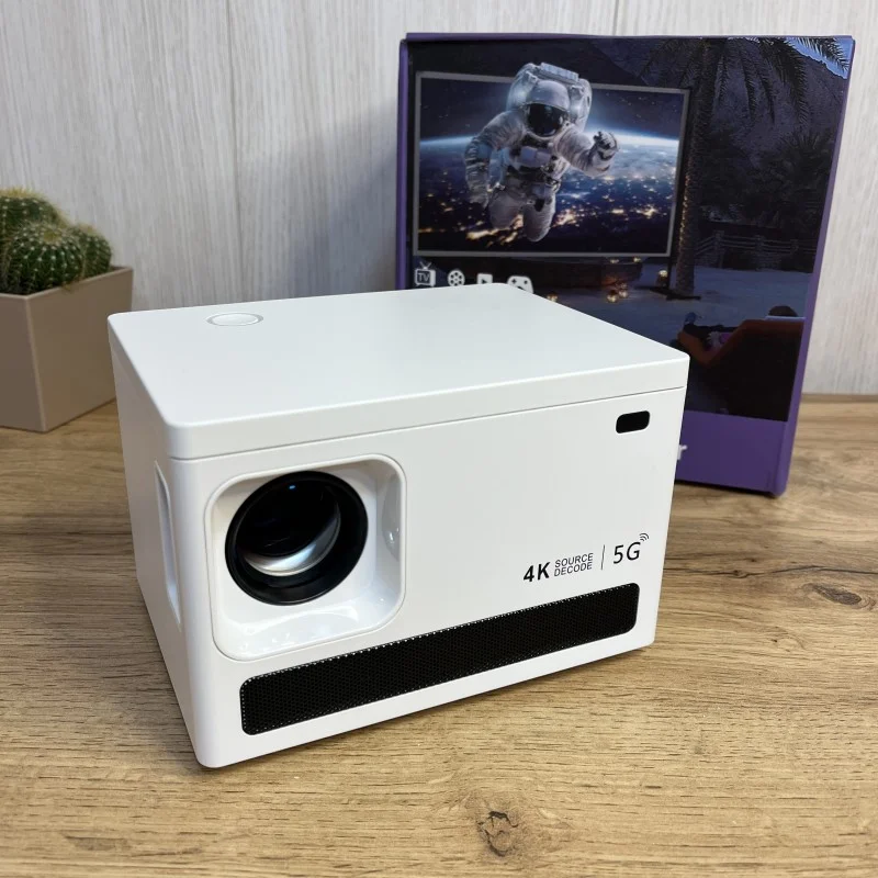 Проектор для домашнего кинотеатра 4K 4 ядра X6 Android 10 (VEN0345-d)