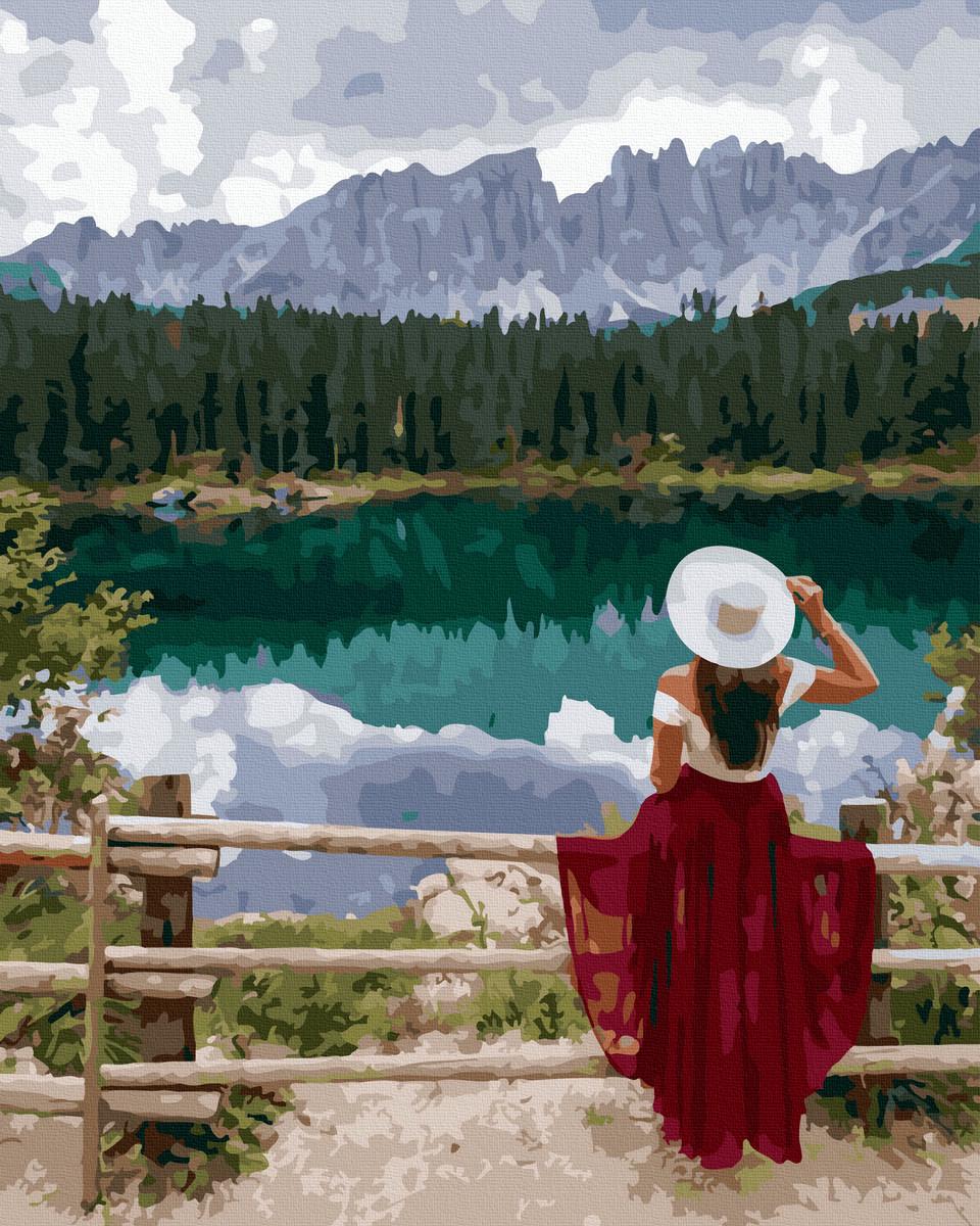 Картина по номерам Девушка возле озера 40х50 (GX44530) Картина по номерам Девушка возле озера 40х50 (GX44530)