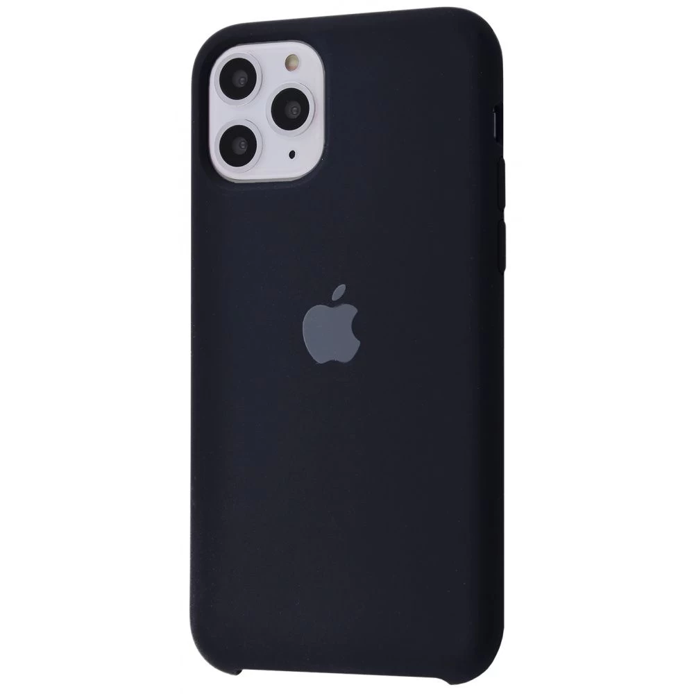 Силиконовый Чехол Накладка Silicone Case для iPhone 11 Pro Black