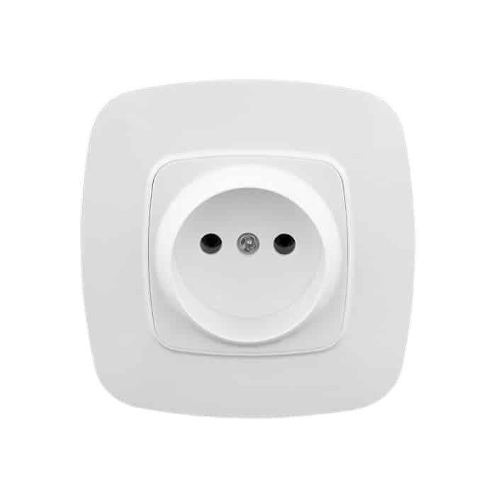 Розетка одинарная HOROZ ELECTRIC ELA встроенная 16А 250V Белый (112-007-0005-010)