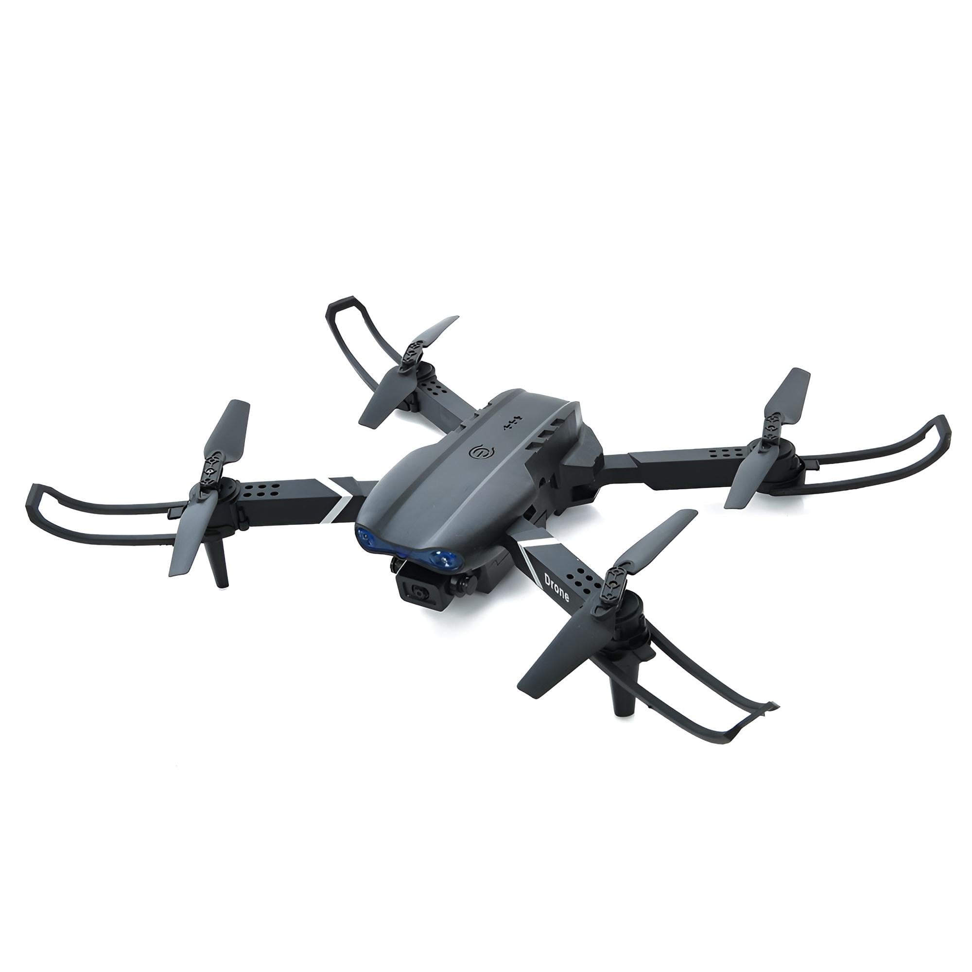 Квадрокоптер детский складной 33 см с пультом управления/свет/камера Черный (BR17С)