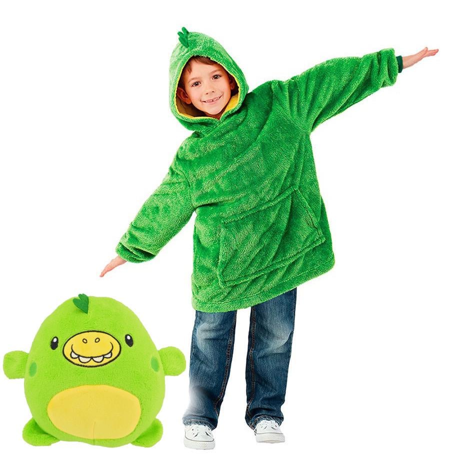 Дитячий худі-трансформер Huggle Pets дракончик Green (10183) - фото 2