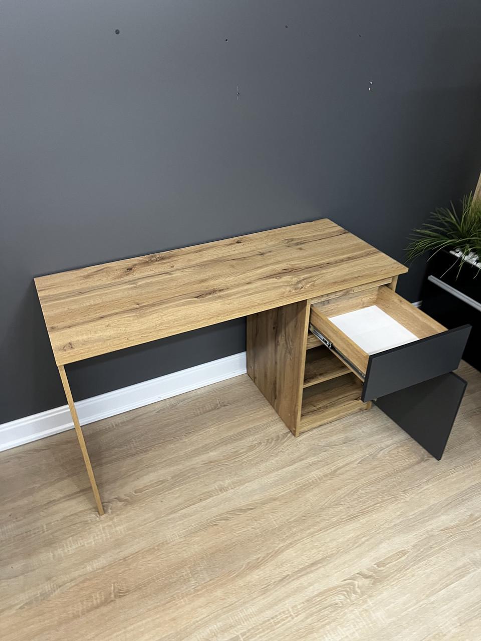 Стіл письмовий без ручок Лайт 1250х750х530 мм Дуб Аппалачі/Антрацитовий - фото 4 Стіл письмовий без ручок Лайт 1250х750х530 мм Дуб Аппалачі/Антрацитовий - фото 4