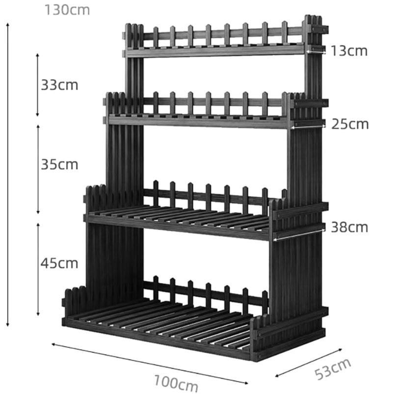 Стеллаж кухонный из дерева Грейфорт Бланже (СТА-004801) - фото 2 Стеллаж кухонный из дерева Грейфорт Бланже (СТА-004801) - фото 2