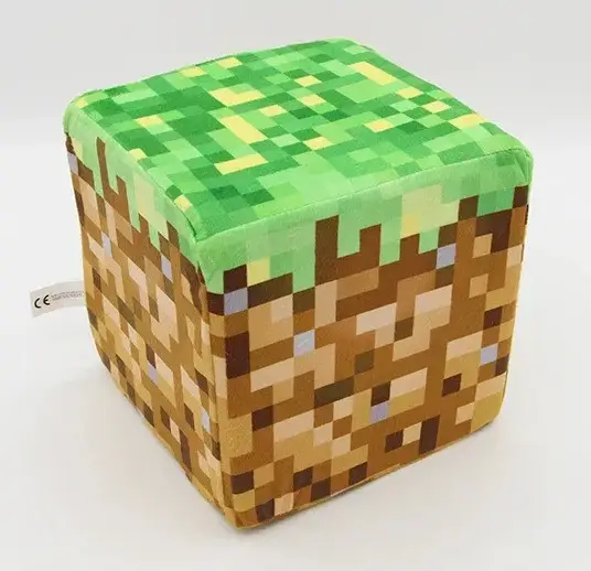 М'яка іграшка Майнкрафт Кубик трави 10 см (28675939) - фото 2