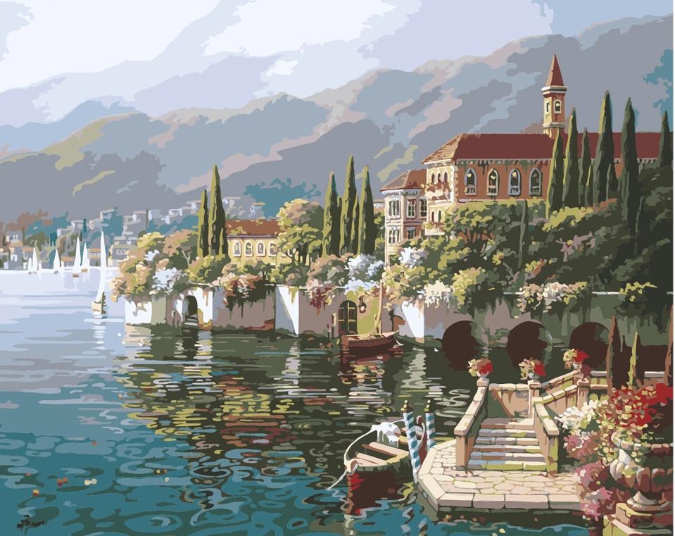 Картина за номерами Ідейка Берег Варенни 40x50 см (skl-КНО1145)