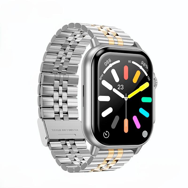 Смарт-часы с поддержкой звонков Hoco DYD02 Silver/Gold (17560)