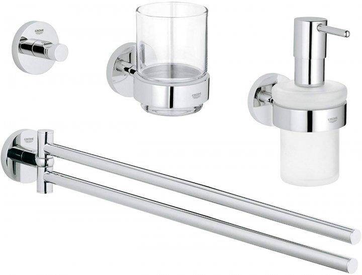 Набор аксессуаров 4 в 1 Grohe Essentials Master Bathroom (40846001) Набор аксессуаров 4 в 1 Grohe Essentials Master Bathroom (40846001)