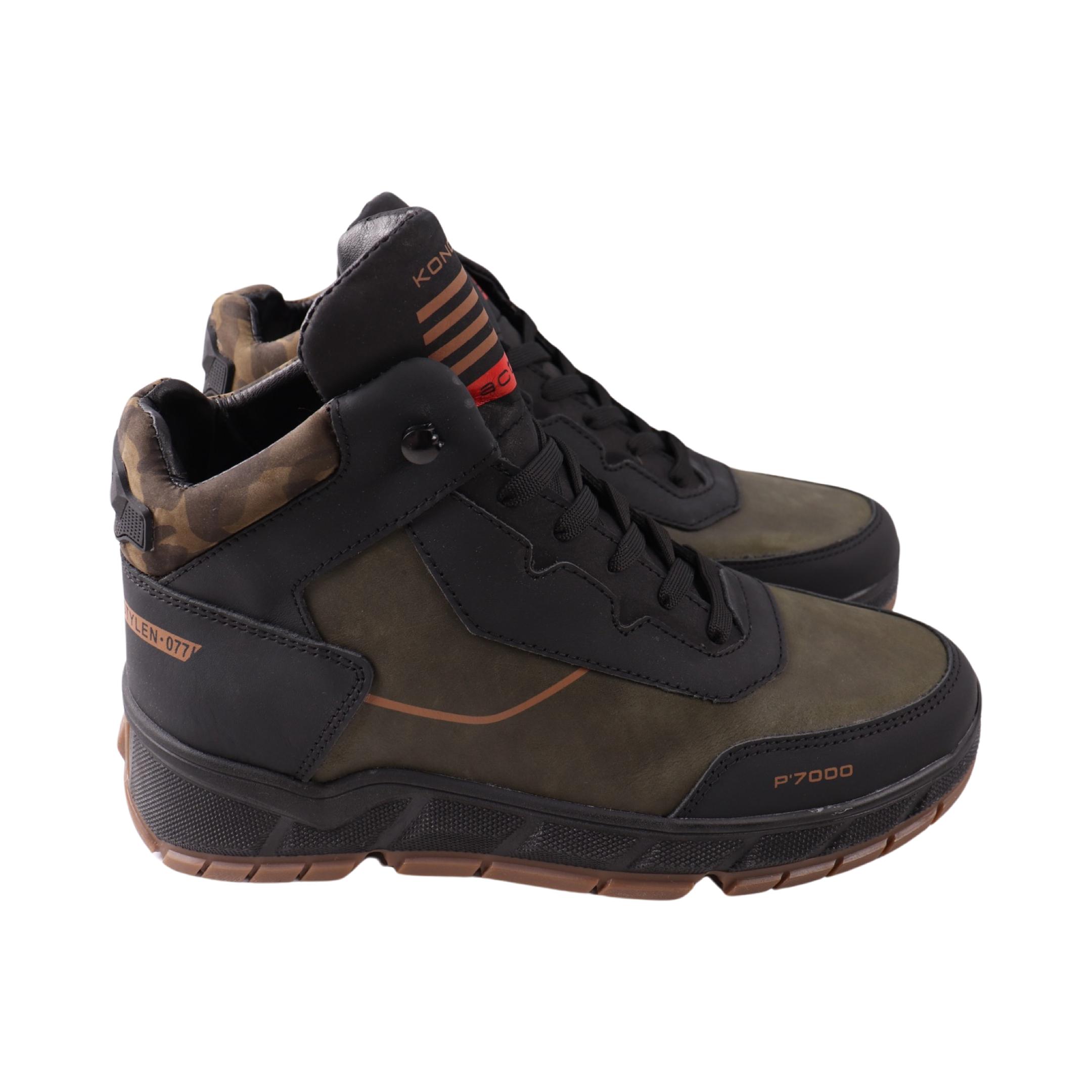 Ботинки мужские Konors 734-24ZHS р. 42 натуральная кожа Зеленый (29209586)