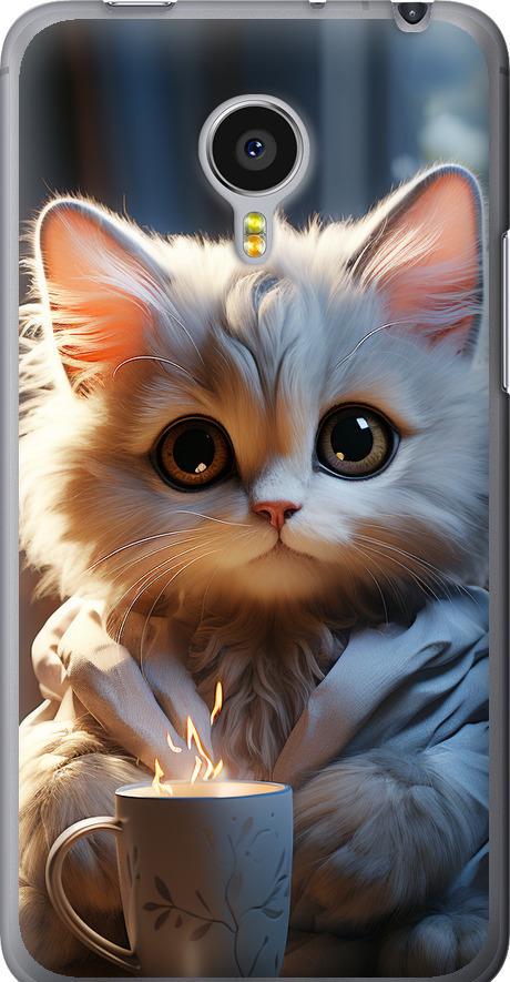 Чехол на Meizu MX4 PRO White cat (5646u-132-42517)