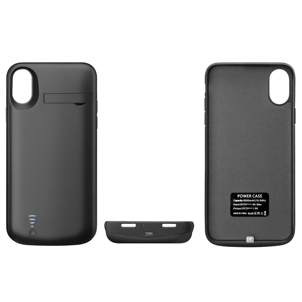 Чохол акумулятор iBattery для iPhone X/Xs 5000 mAh Black - фото 3