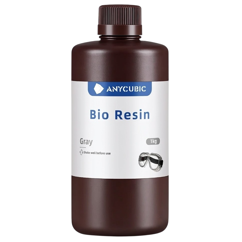 Смола фотополімерна Anycubic Bio Resin 1 кг Сірий (SXRGY) Смола фотополімерна Anycubic Bio Resin 1 кг Сірий (SXRGY)