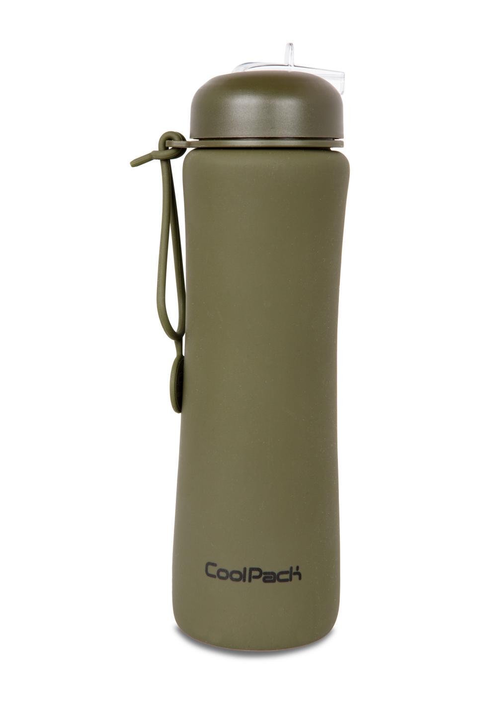 Бутылка COOLPACK Pump Rpet для воды 600 мл Olive (Z14640)