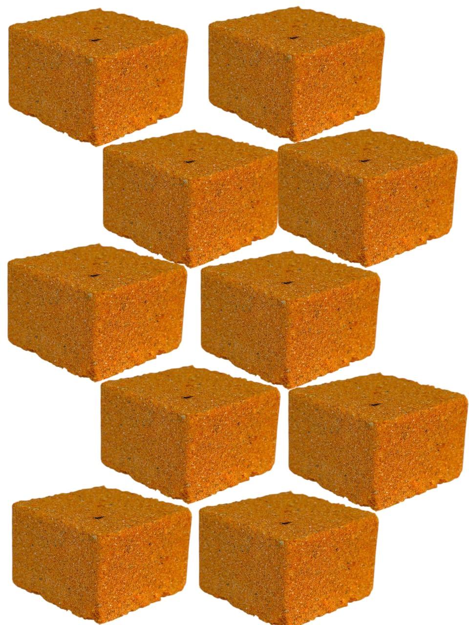 Жмых-кубик для макушатника Art Fishing вкус Сливы с отверстием 10 шт. (3008709102)