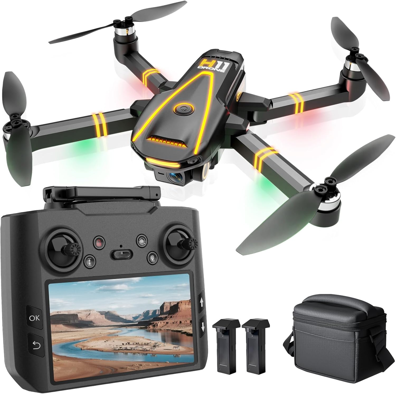 Дрон H11 GPS с камерой 4k EIS Professional (2919287502)