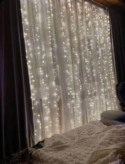 Гирлянда Мишура Хвойная Лапа 3x3 м 1000 LED 220 В Теплый белый (56789675)