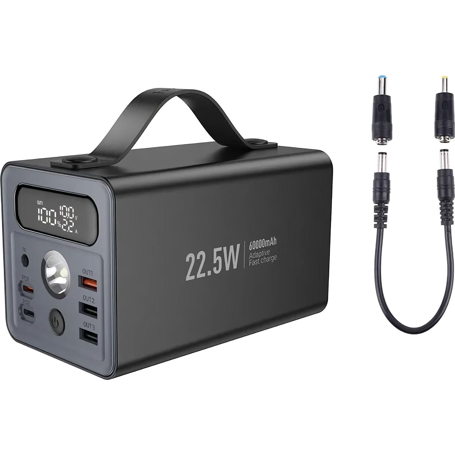 Внешний аккумулятор Hoco Distant J138 60000 mAh 22,5W Black - фото 6 Внешний аккумулятор Hoco Distant J138 60000 mAh 22,5W Black - фото 6