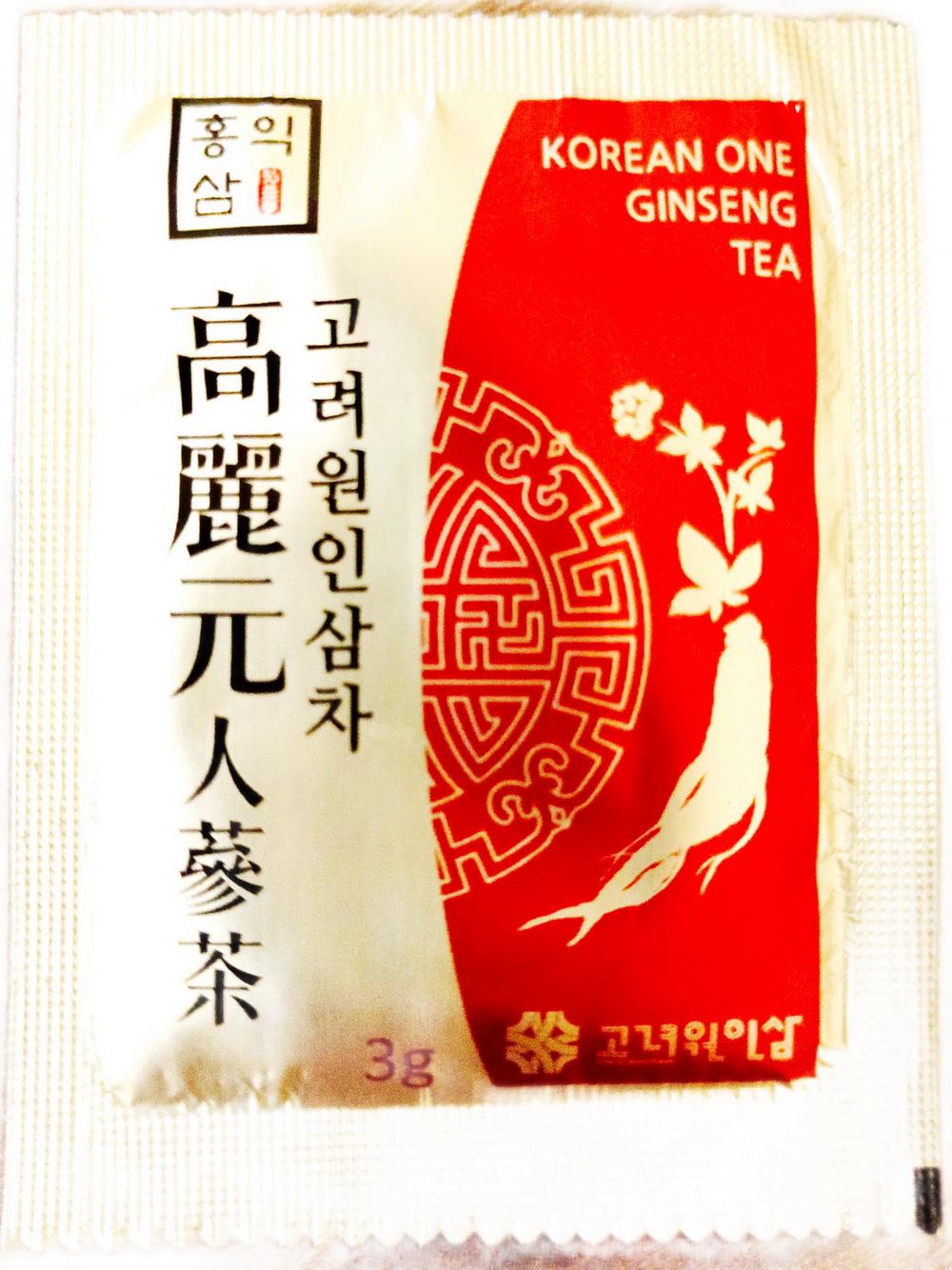 Чай из корейского женьшеня KOREAN ONE GINSENG PRODUCTS 1 пакетик 3 г (242526)