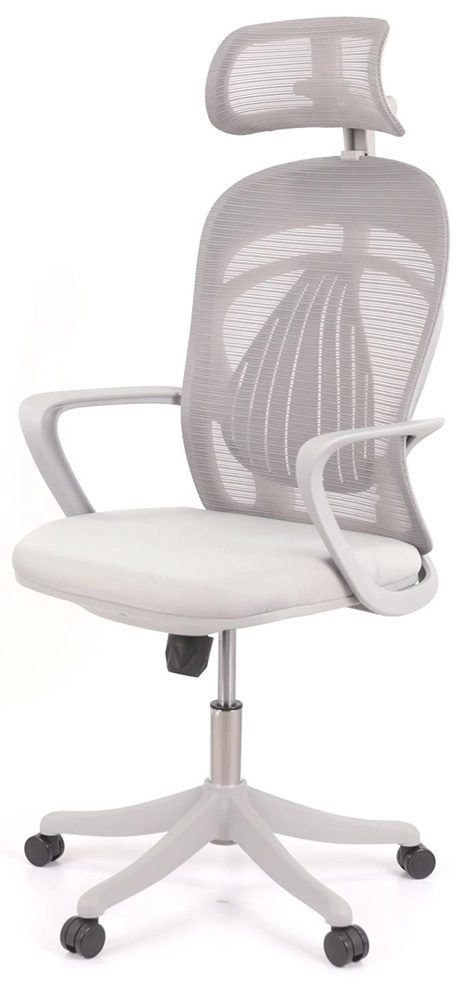 Крісло комп'ютерне офісне з сітчастою спинкою АКЛАС Тревіз GR Tilt Сірий (00136047)