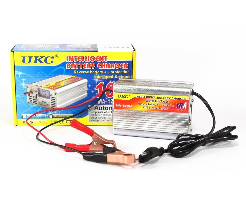 Зарядное устройство для аккумулятора UKC Battery Charger 10A MA-1210A 1888 Silver