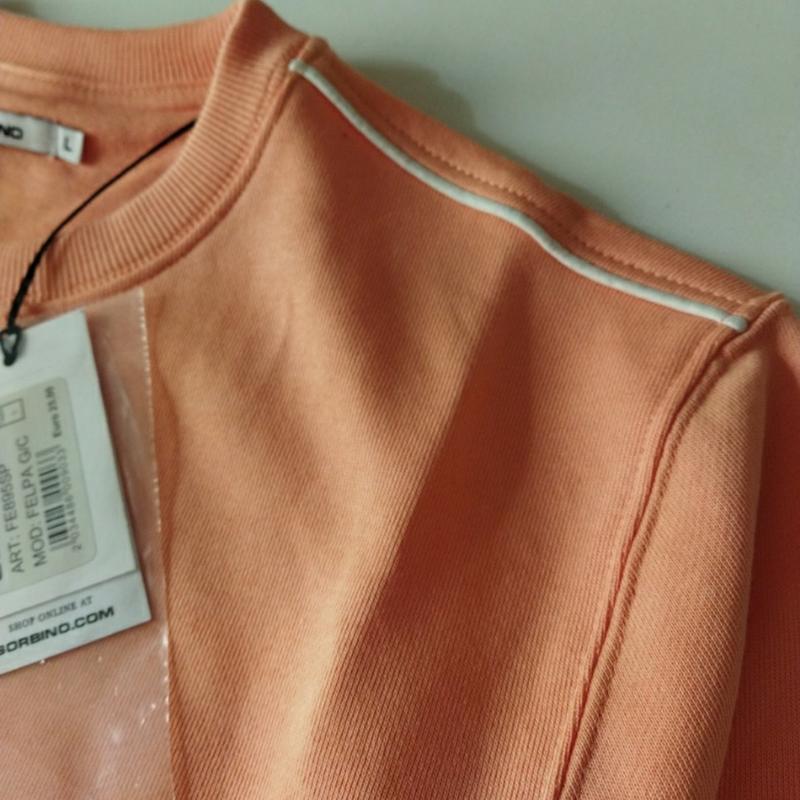 Кофтина чоловіча бавовна sorbino l Помаранчевий - фото 3