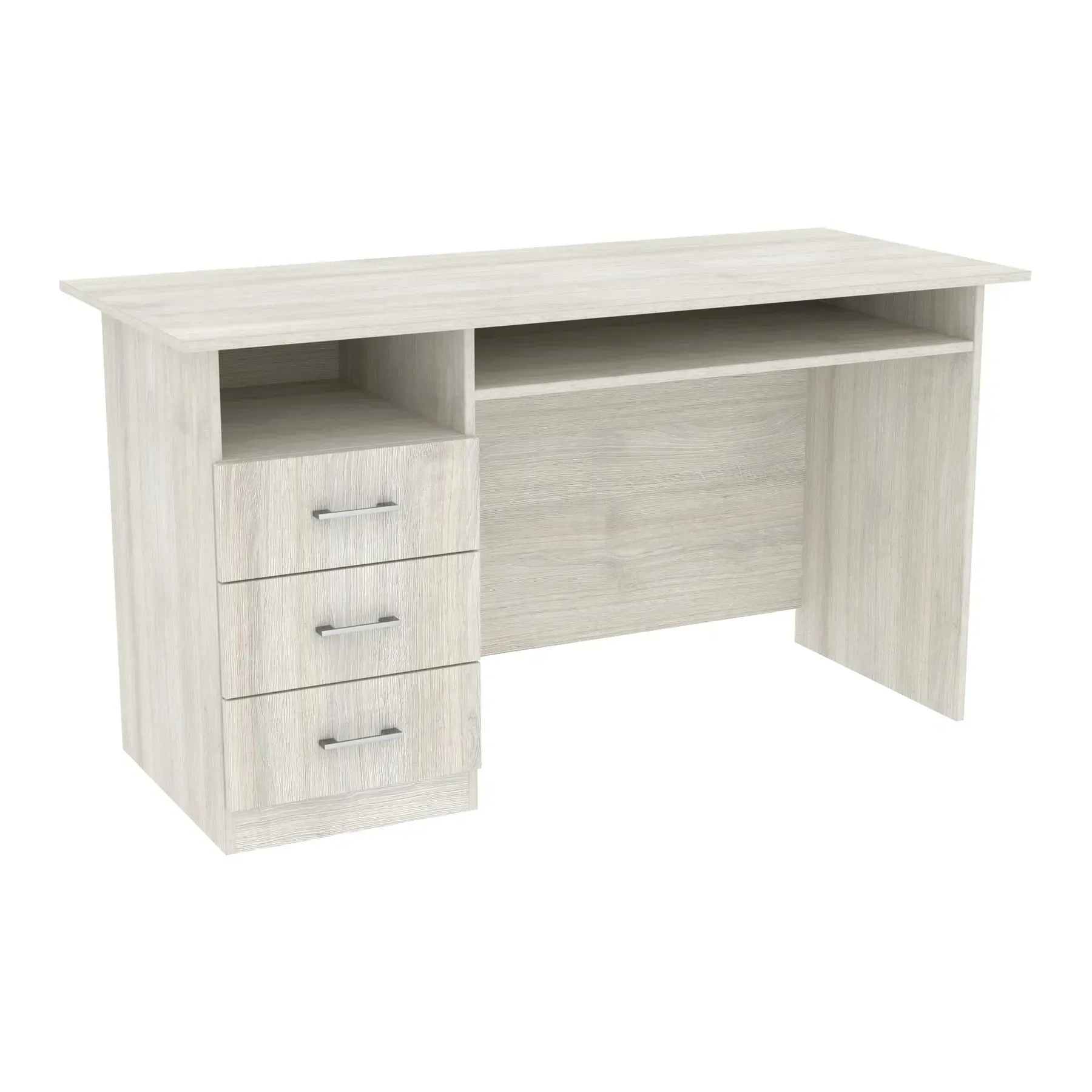Стіл офісний Kontinent ОСП-3 140х60х76 см Дуб Шамоні Світлий (52678263)