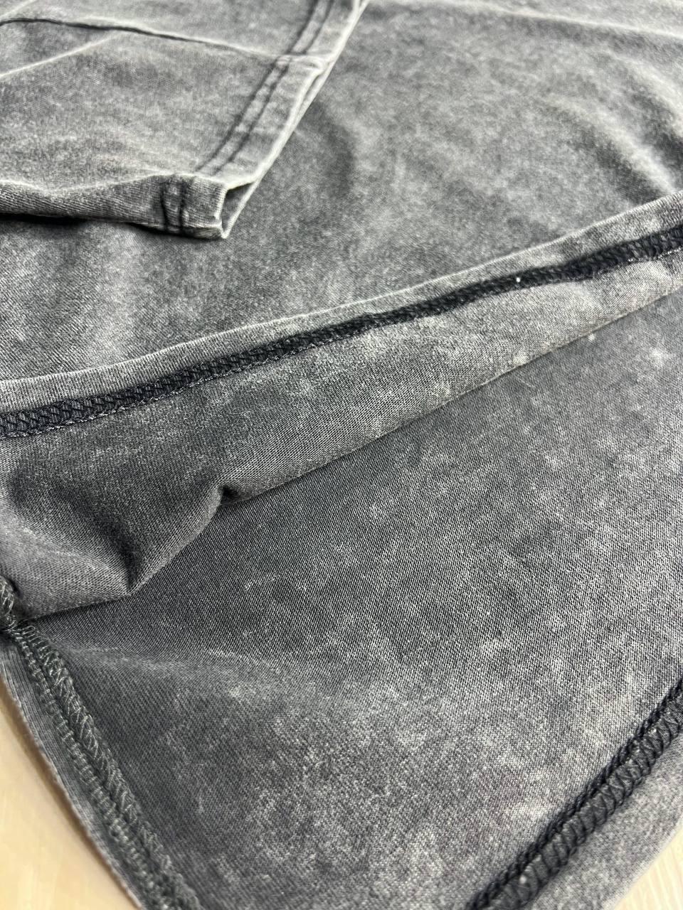 Футболка жіноча A-N 26029 широка варена тай дай довгий рукав 3\4 з вишивкою попереду OS Сірий (4015) - фото 6 Футболка жіноча A-N 26029 широка варена тай дай довгий рукав 3\4 з вишивкою попереду OS Сірий (4015) - фото 6