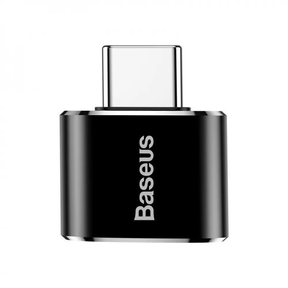 Перехідник Baseus OTG USB to Type-C Black (9758791) - фото 1