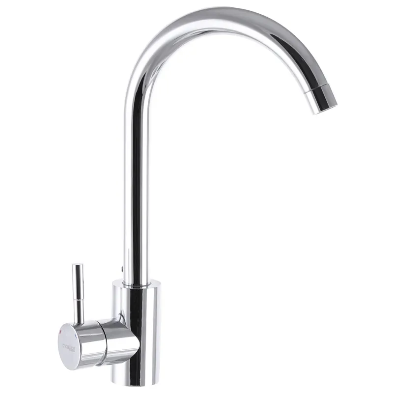 Тумба для кухни с мойкой 80х60 0,6 мм правая чаша смеситель и сифон Трюфель - фото 2