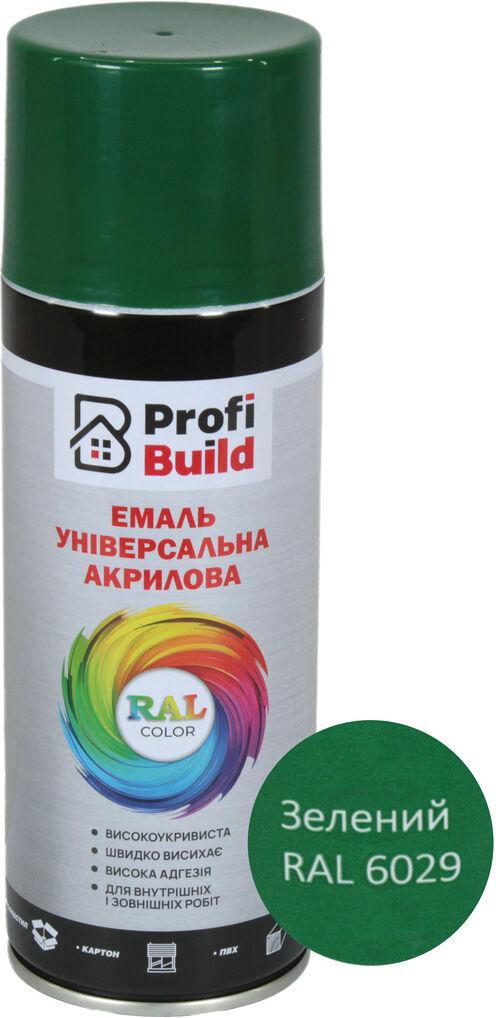 Аэрозольная краска Profi Build RAL 6029 400 мл Мятно-зеленый (0102322) Аэрозольная краска Profi Build RAL 6029 400 мл Мятно-зеленый (0102322)