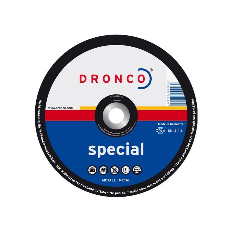 Диск отрезной Dronco AS 30 T special 230x2x22, 2 мм по металлу 25 шт. (INKRU00000L230202D)