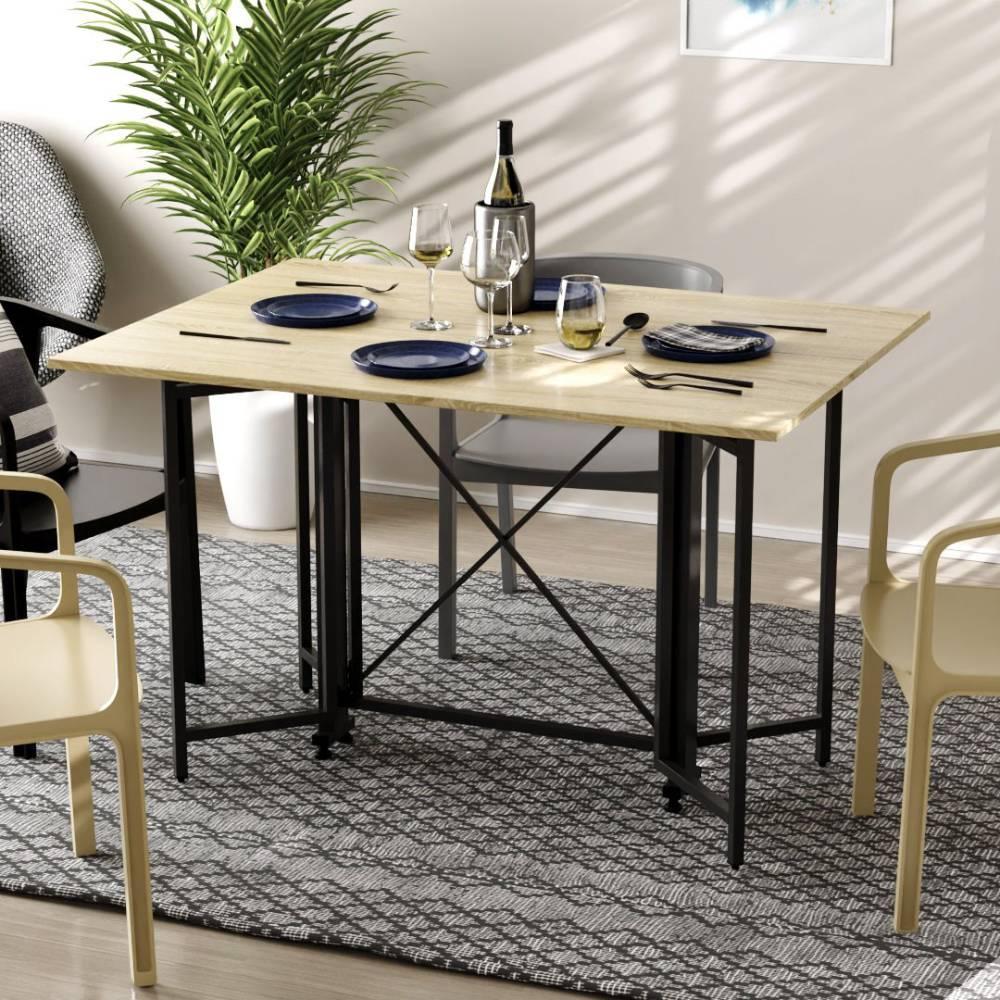 Стол-книга трансформер Ferrum-decor Спайдер металл/ДСП 16 мм 750x1150x880 мм Черный/Дуб Сонома (FRD-105091) Стол-книга трансформер Ferrum-decor Спайдер металл/ДСП 16 мм 750x1150x880 мм Черный/Дуб Сонома (FRD-105091)
