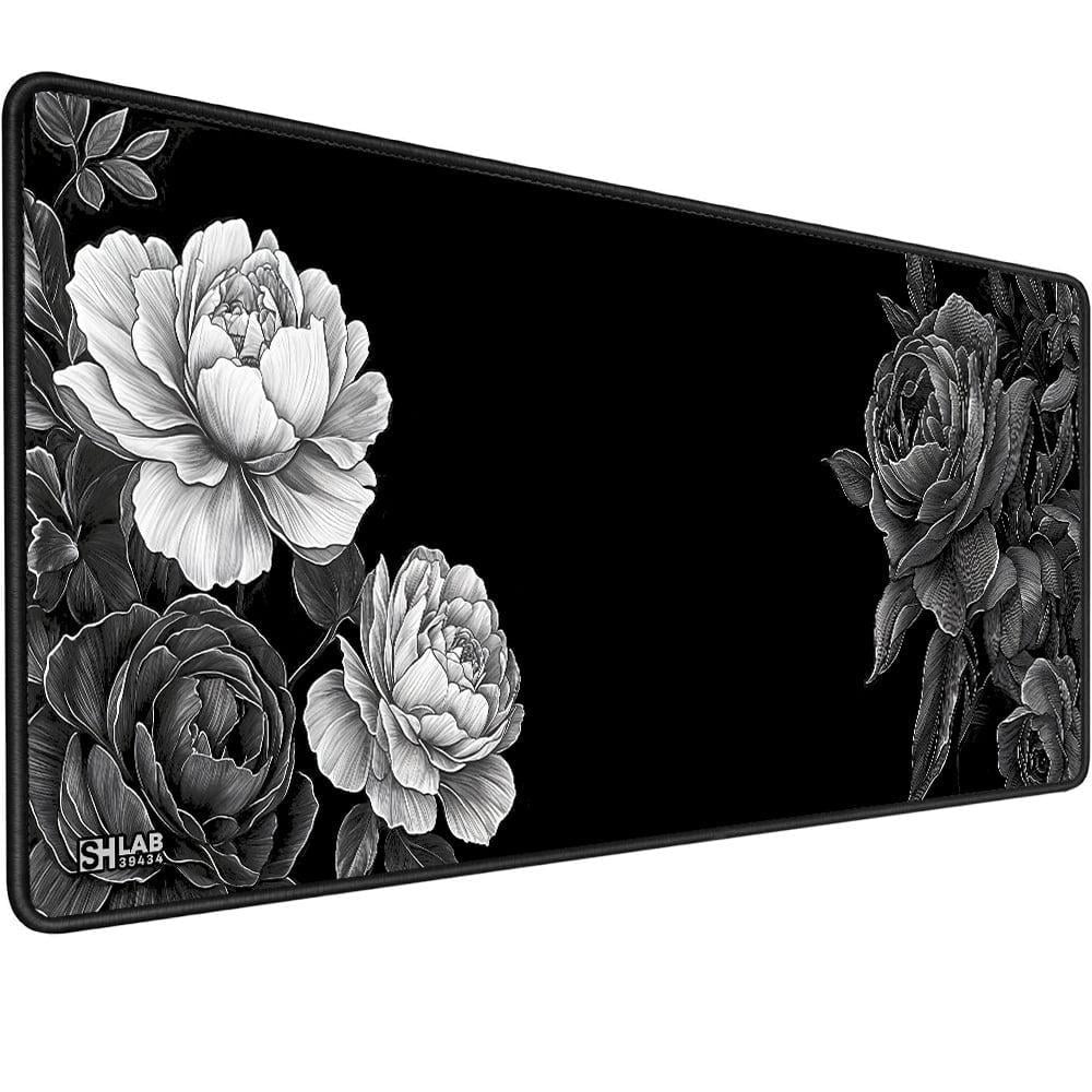 Игровая поверхность SHLab Black and White Flowers SHM-1136 70х30 см (39434)