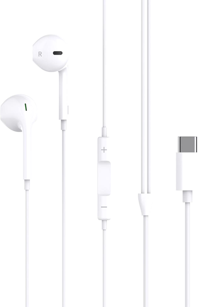 Наушники с микрофоном XO EP72 Type-C White (3811)