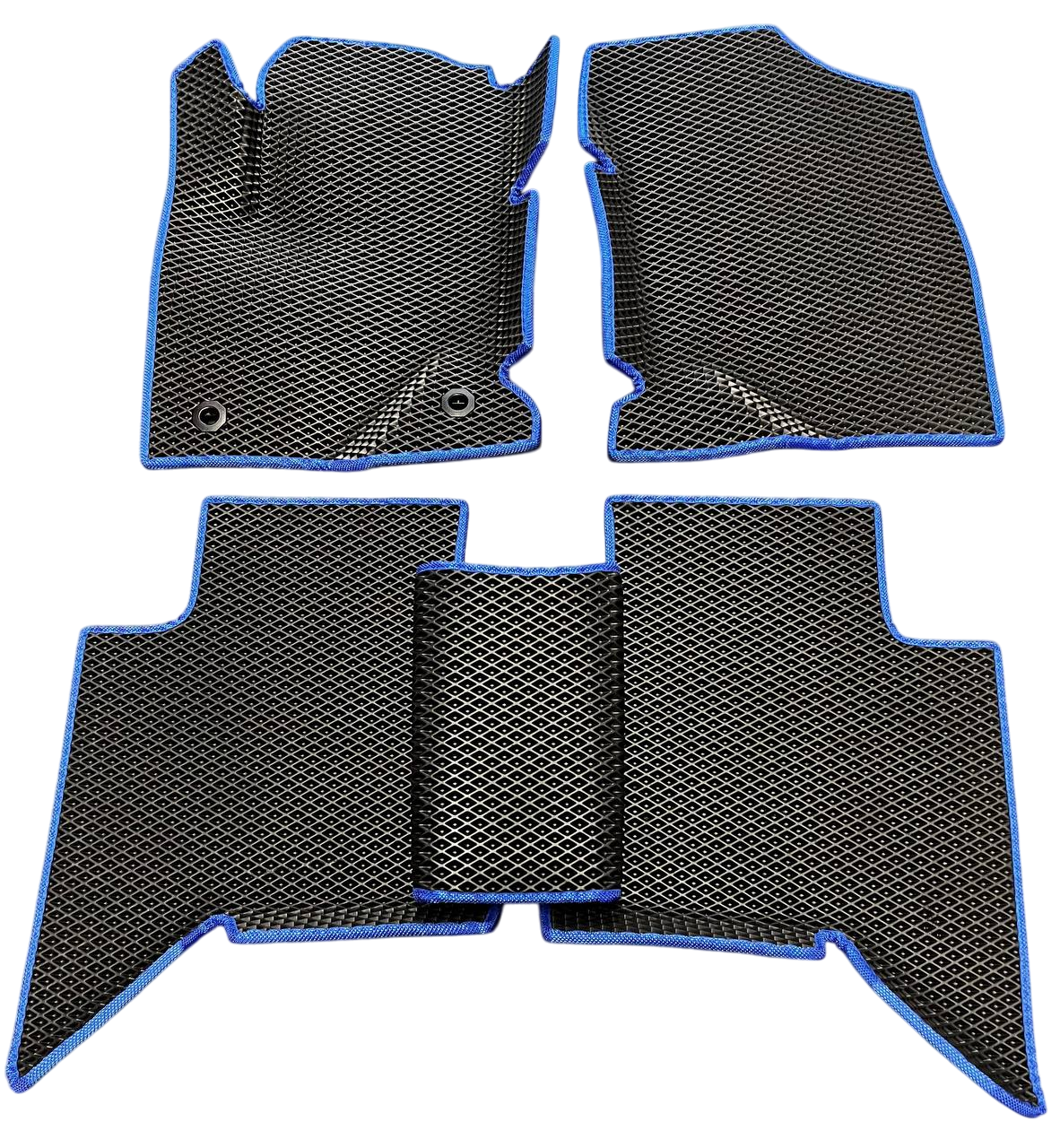 Коврики EVA с бортиками в салон для Toyota Hilux 2016+ гг. Черный (1984985173)